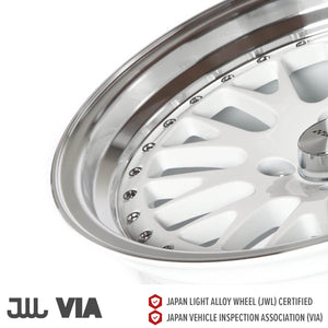 Circuit Performance CP21 Gloss White 4x100 | 16x8 | +25mm / 5.48