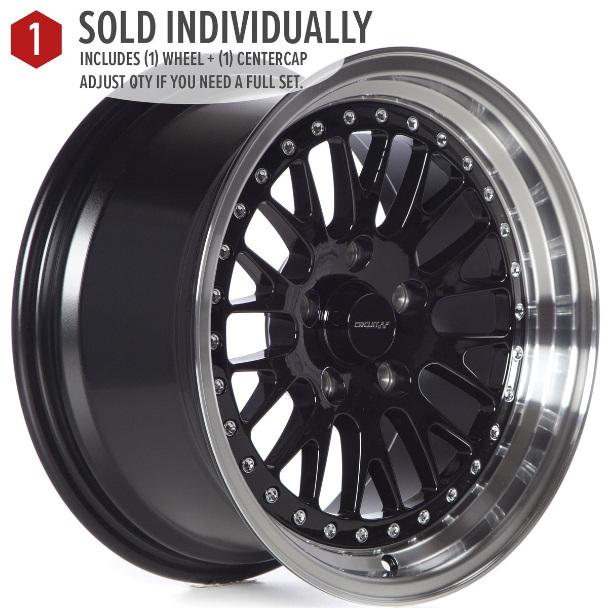 Circuit Performance CP21 Gloss Black ML 5x114.3 | 16x8 | +25mm / 5.48