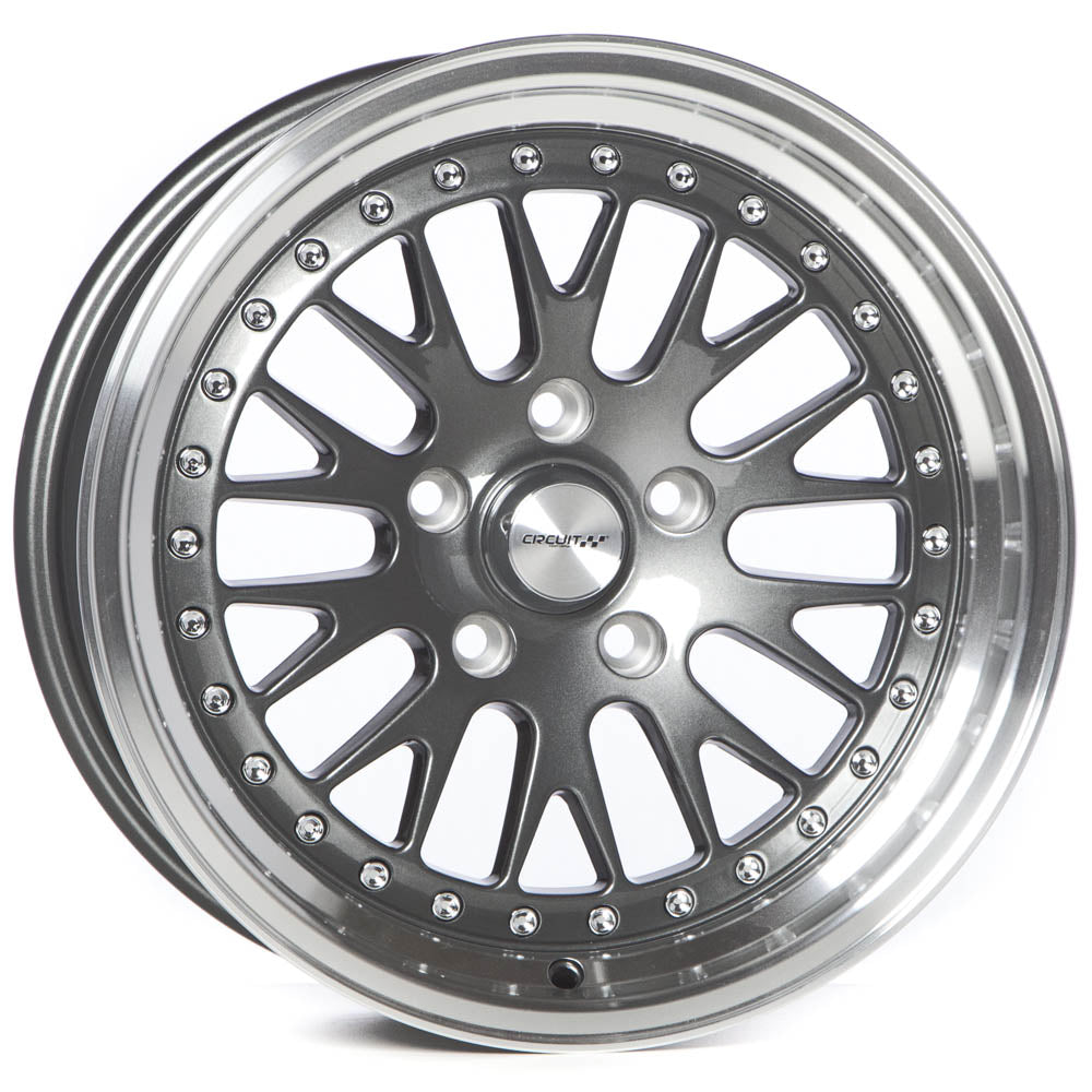Circuit Performance CP21 Gloss Gunmetal 5x114.3 | 16x8 | +25mm / 5.48