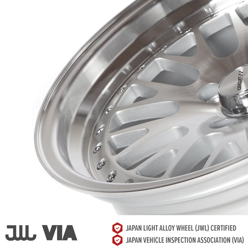 Circuit Performance CP21 Silver/Machined 5x114.3 | 16x8 | +25mm / 5.48