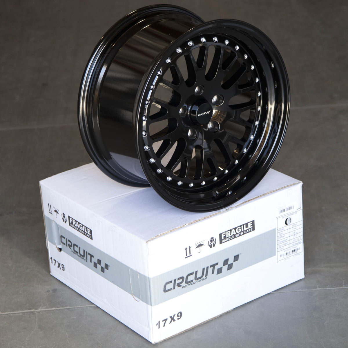 Circuit Performance CP21 Full Gloss Black 5x114.3 | 17x9 | +20mm / 5.79