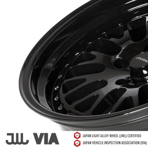 Circuit Performance CP21 Full Gloss Black 5x114.3 | 17x9 | +20mm / 5.79