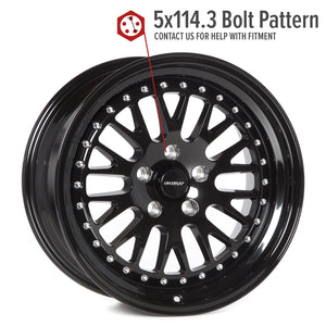 Circuit Performance CP21 Full Gloss Black 5x114.3 | 17x9 | +20mm / 5.79