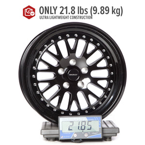 Circuit Performance CP21 Full Gloss Black 5x114.3 | 17x9 | +20mm / 5.79