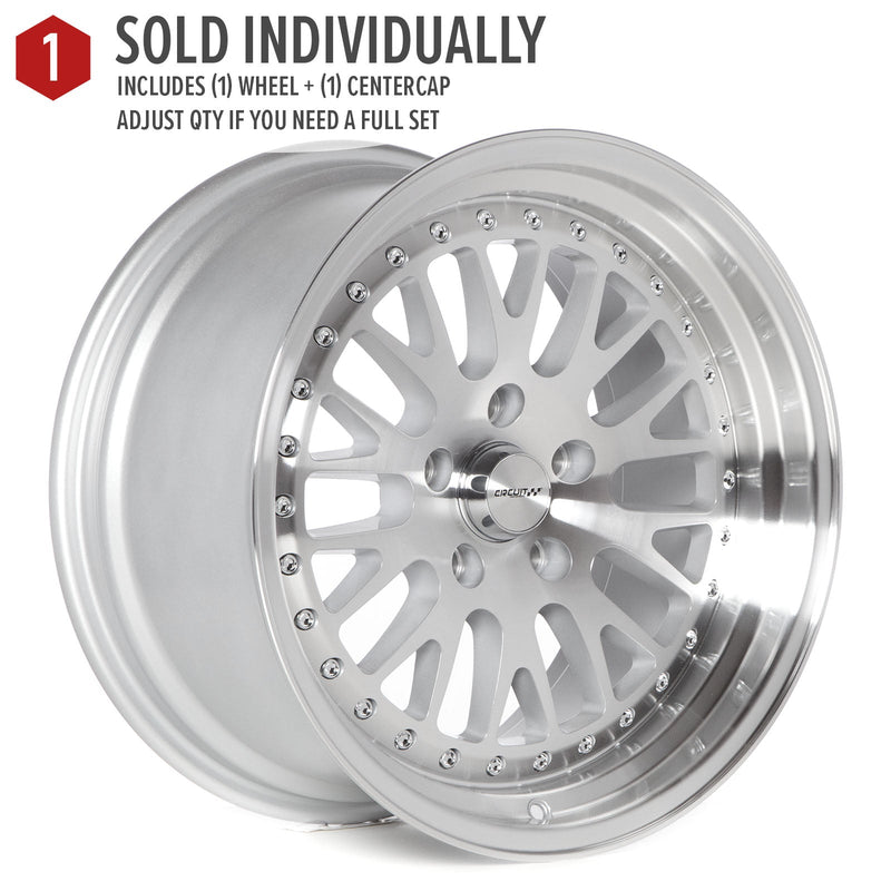 Circuit Performance CP21 Silver/Machined 5x114.3 | 17x9 | +20mm / 5.79