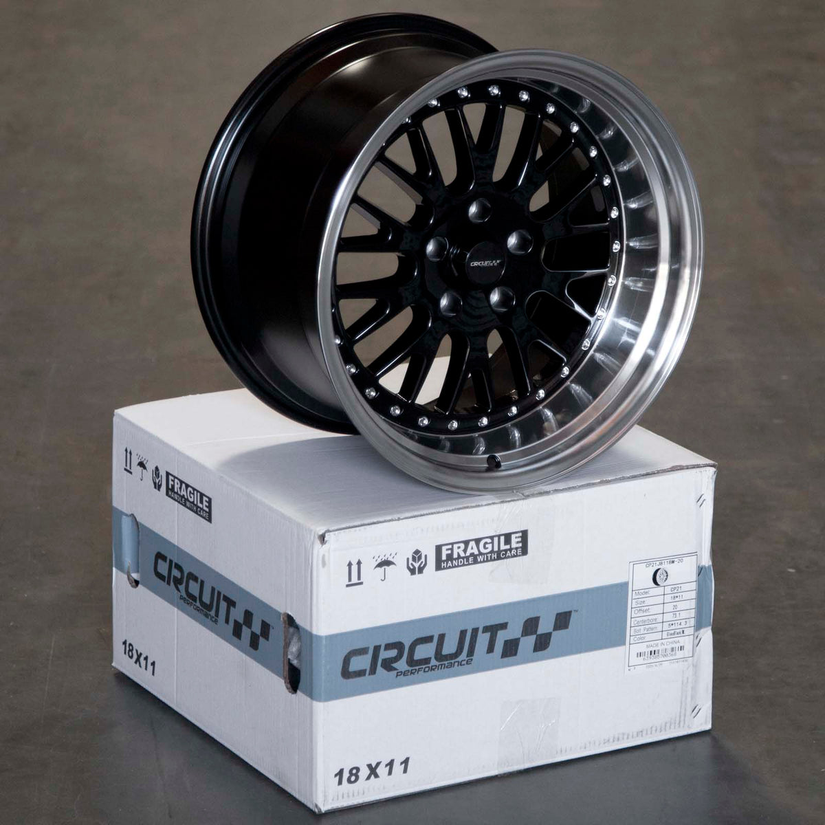 Circuit Performance CP21 Gloss Black ML 5x114.3 | 18x11 | +20mm / 6.79