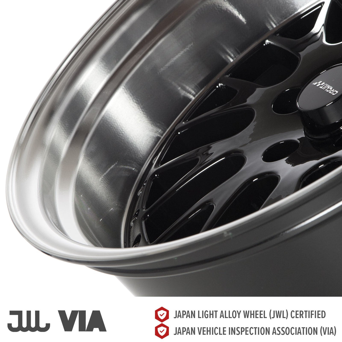 Circuit Performance CP21 Gloss Black ML 5x114.3 | 18x11 | +20mm / 6.79