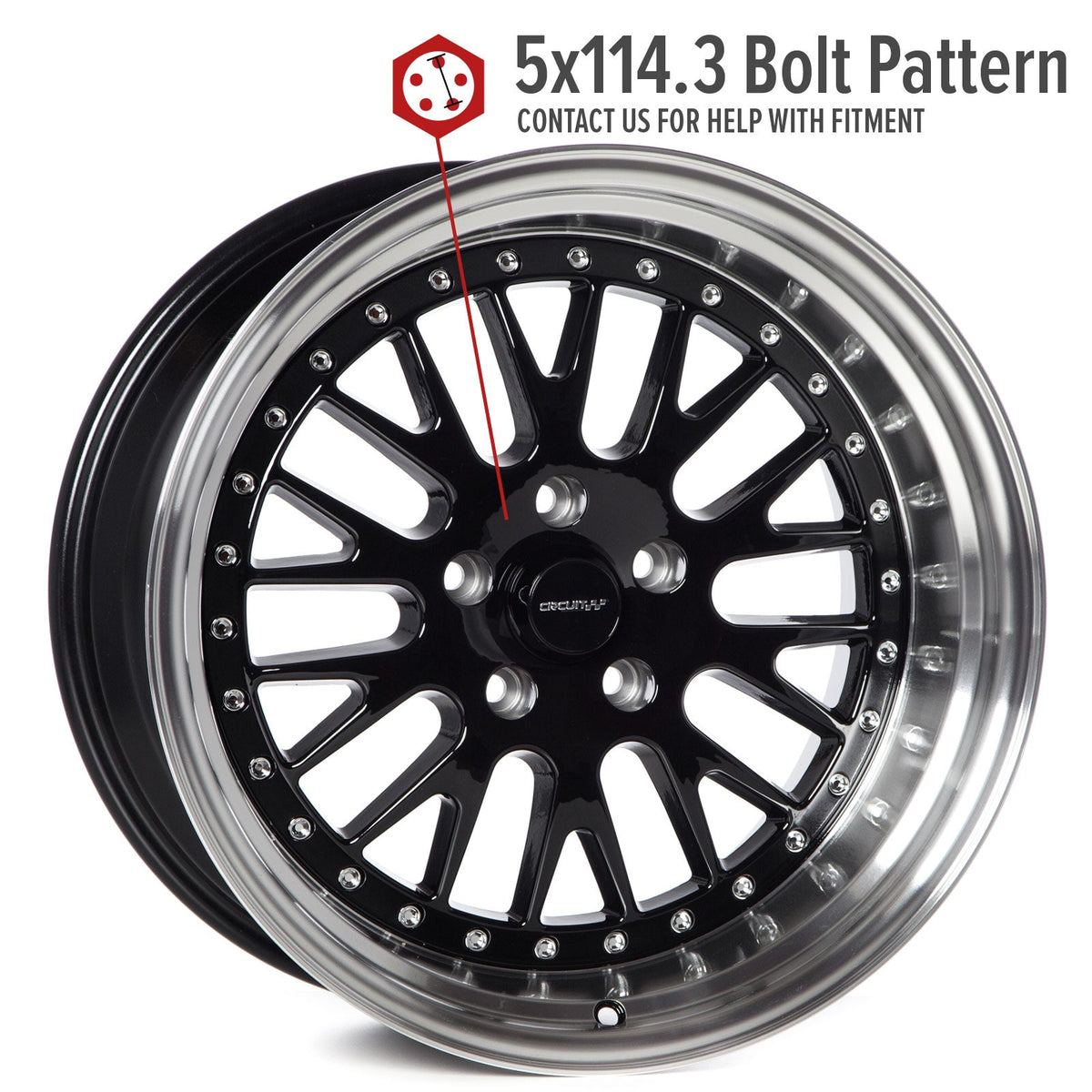 Circuit Performance CP21 Gloss Black ML 5x114.3 | 18x11 | +20mm / 6.79
