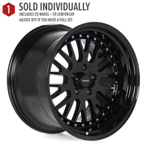 Circuit Performance CP21 Full Gloss Black 5x114.3 | 18x11 | +20mm / 6.79