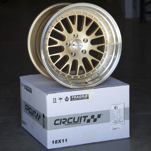Circuit Performance CP21 Gloss Gold 5x114.3 | 18x11 | +20mm / 6.79