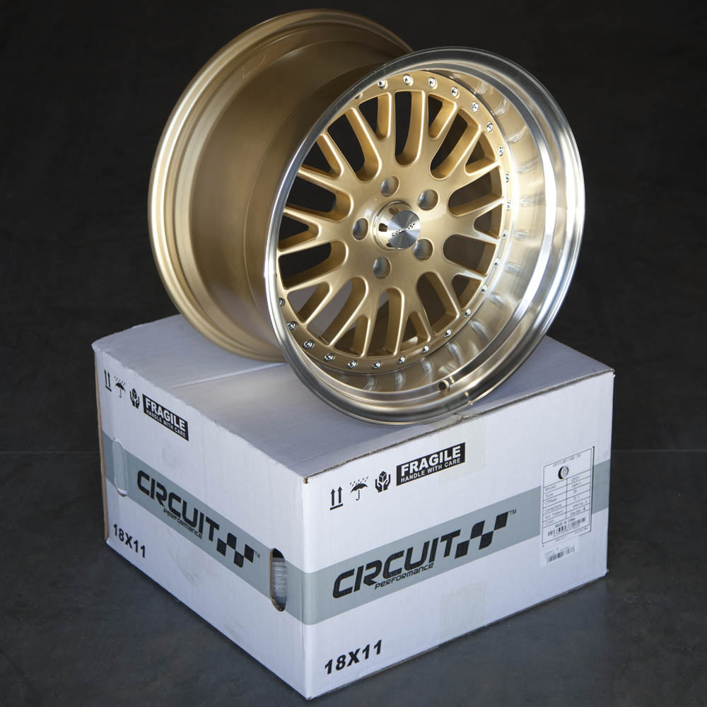 Circuit Performance CP21 Gloss Gold 5x114.3 | 18x11 | +20mm / 6.79