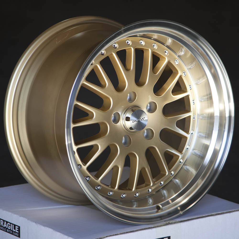 Circuit Performance CP21 Gloss Gold 5x114.3 | 18x11 | +20mm / 6.79