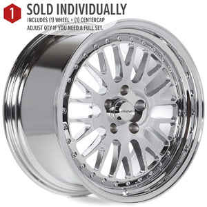 Circuit Performance CP21 Triple Chrome Plated 5x114.3 | 18x9.5 | +20mm / 6.04