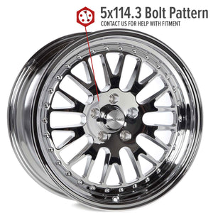 Circuit Performance CP21 Triple Chrome Plated 5x114.3 | 18x9.5 | +20mm / 6.04