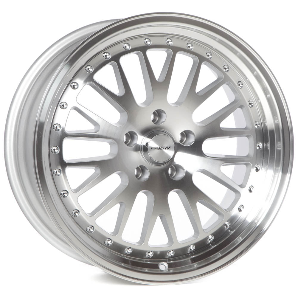 Circuit Performance CP21 Silver/Machined 5x114.3 | 18x9.5 | +20mm / 6.04