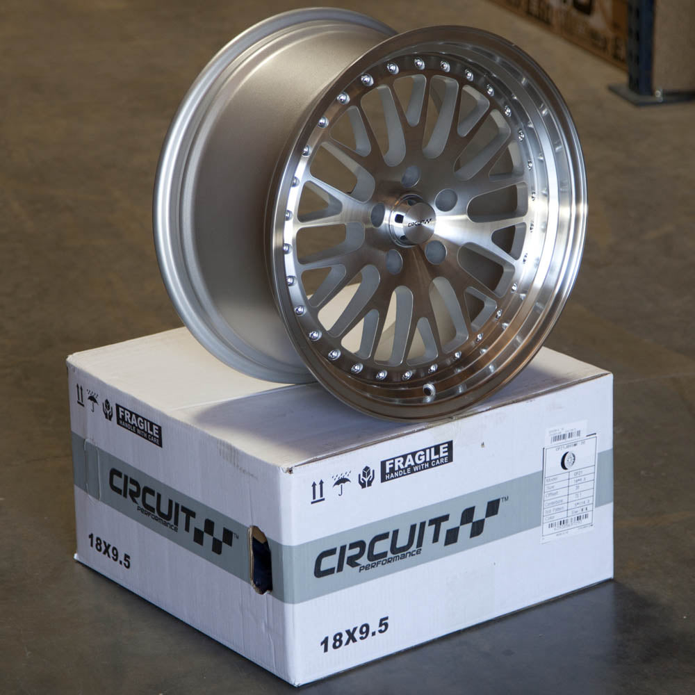 Circuit Performance CP21 Silver/Machined 5x114.3 | 18x9.5 | +20mm / 6.04