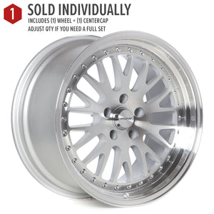 Circuit Performance CP21 Silver/Machined 5x114.3 | 18x9.5 | +20mm / 6.04