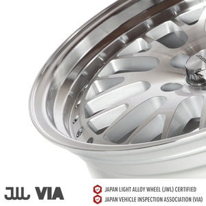 Circuit Performance CP21 Silver/Machined 5x114.3 | 18x9.5 | +20mm / 6.04