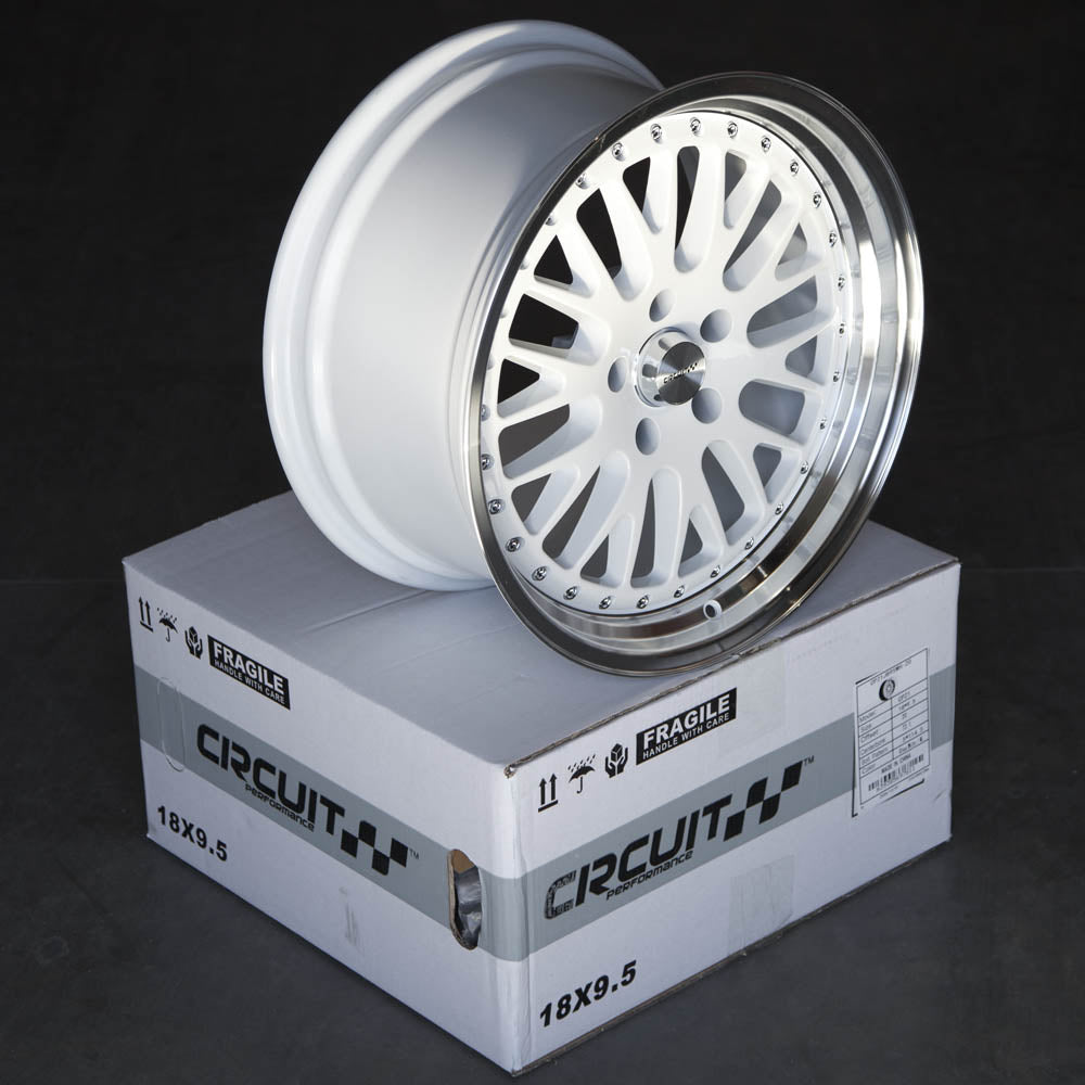 Circuit Performance CP21 Gloss White 5x114.3 | 18x9.5 | +20mm / 6.04