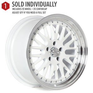 Circuit Performance CP21 Gloss White 5x114.3 | 18x9.5 | +20mm / 6.04