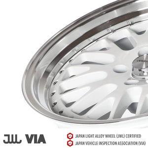 Circuit Performance CP21 Gloss White 5x114.3 | 18x9.5 | +20mm / 6.04