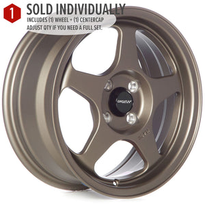 Circuit Performance CP22 Matte Bronze 4x100 | 15x6.5 | +35mm / 5.13