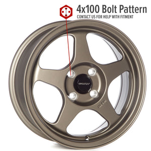 Circuit Performance CP22 Matte Bronze 4x100 | 15x6.5 | +35mm / 5.13