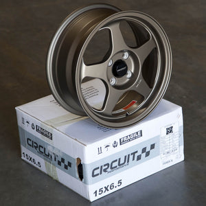 Circuit Performance CP22 Matte Bronze 4x100 | 15x6.5 | +35mm / 5.13