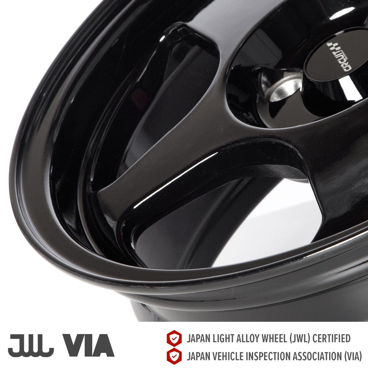 Circuit Performance CP22 Gloss Black 4x100 | 15x6.5 | +35mm / 5.13