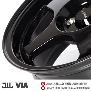 Circuit Performance CP22 Gloss Black 4x100 | 15x6.5 | +35mm / 5.13