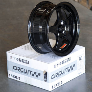 Circuit Performance CP22 Gloss Black 4x100 | 15x6.5 | +35mm / 5.13