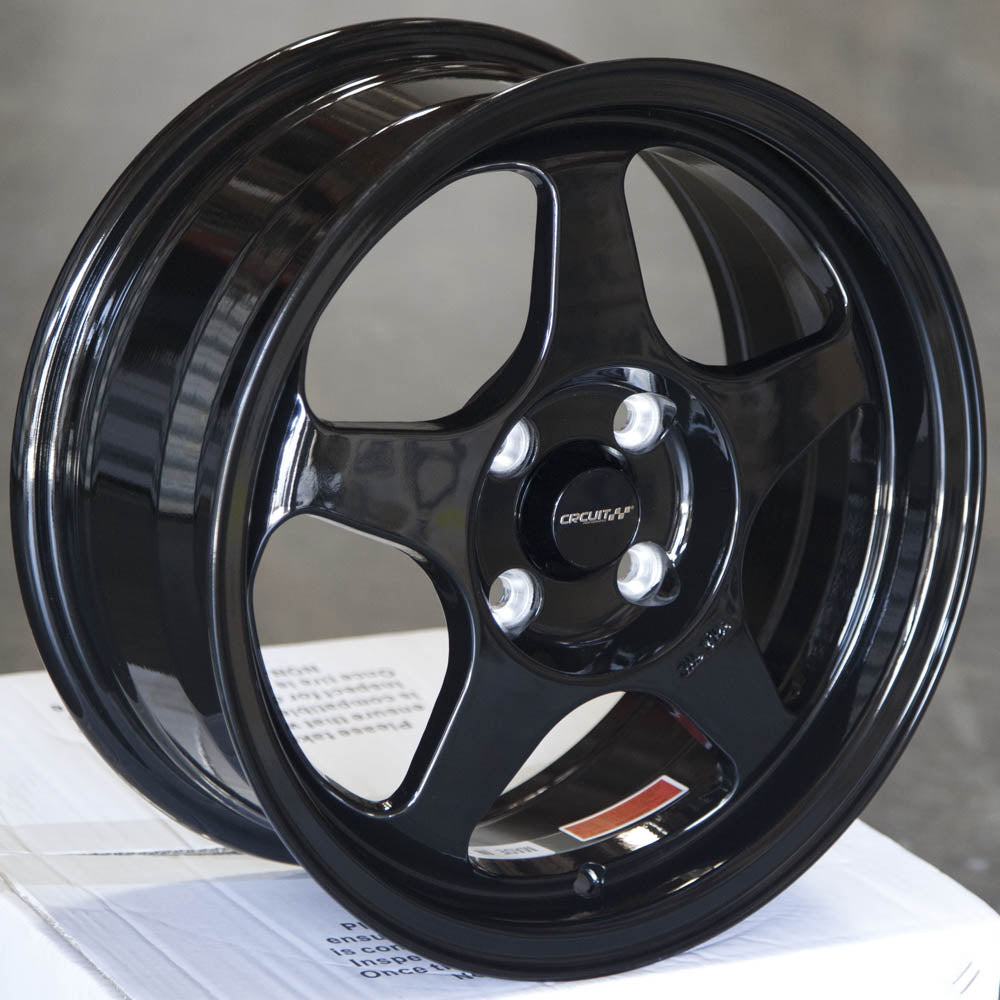 Circuit Performance CP22 Gloss Black 4x100 | 15x6.5 | +35mm / 5.13