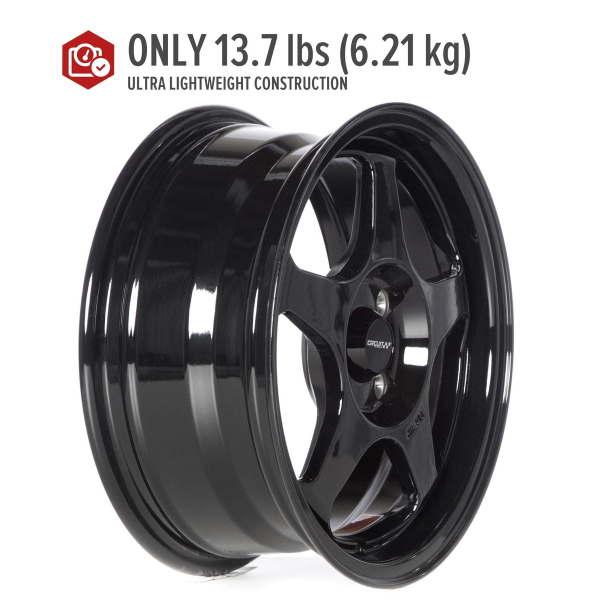 Circuit Performance CP22 Gloss Black 4x100 | 15x6.5 | +35mm / 5.13