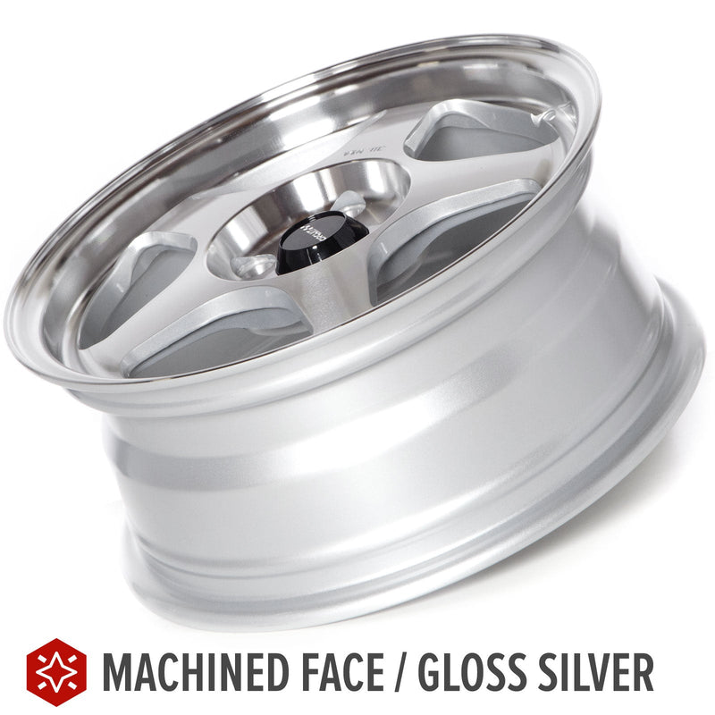 Circuit Performance CP22 Silver/Machined 4x100 | 15x6.5 | +35mm / 5.13