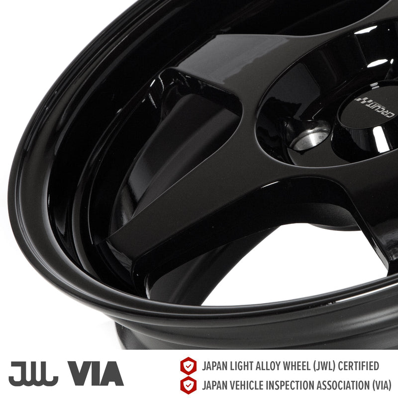 Circuit Performance CP22 Gloss Black 4x100 | 16x7 | +35mm / 5.38
