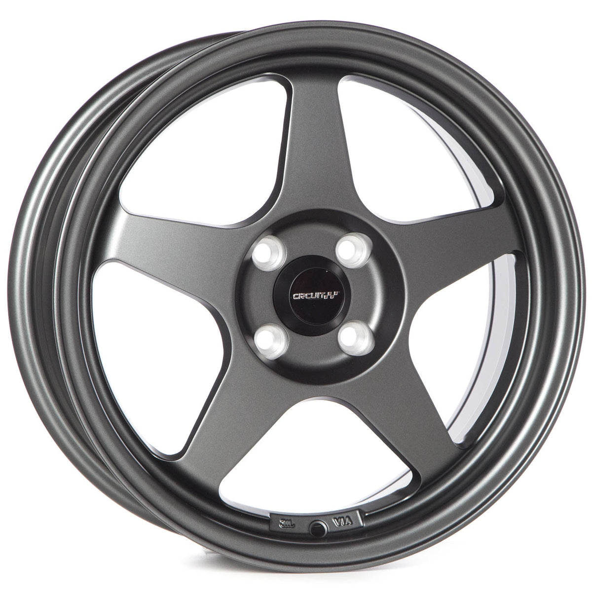 Circuit Performance CP22 Matte Gunmetal 4x100 | 16x7 | +35mm / 5.38