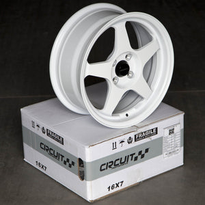 Circuit Performance CP22 Gloss White 5x114.3 | 16x7 | +35mm / 5.38