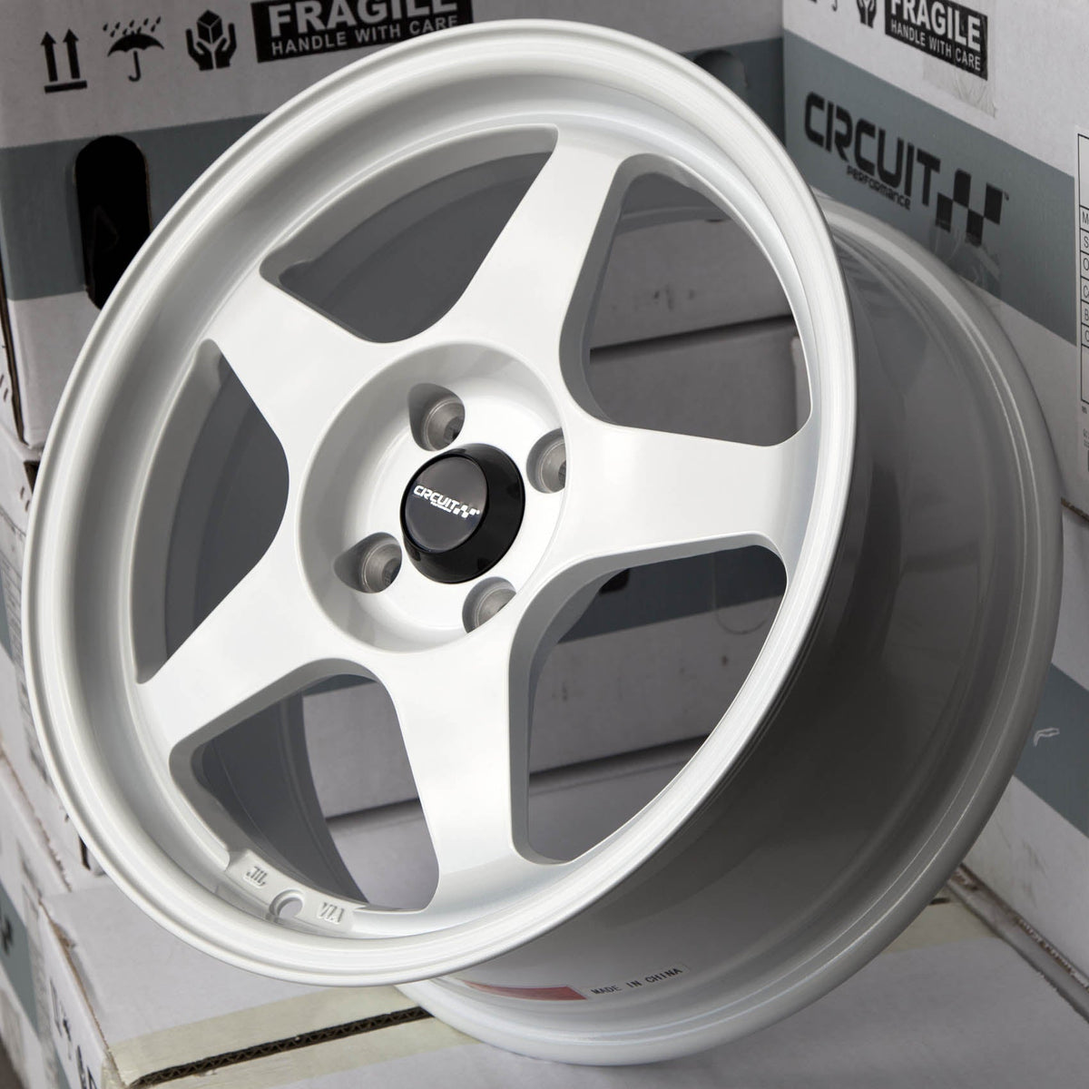 Circuit Performance CP22 Gloss White 5x114.3 | 16x7 | +35mm / 5.38