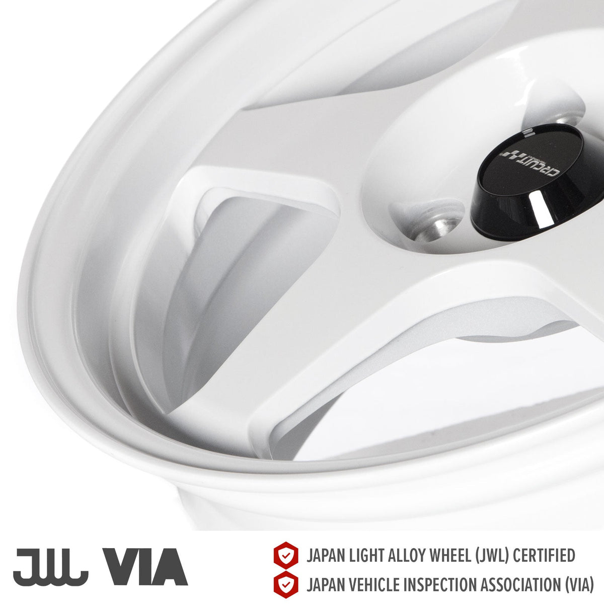 Circuit Performance CP22 Gloss White 5x114.3 | 16x7 | +35mm / 5.38