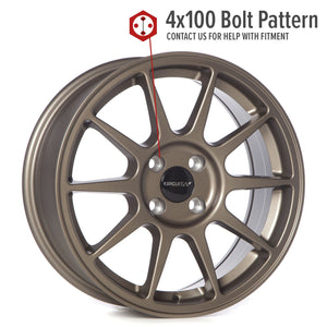 Circuit Performance CP23 Matte Bronze 4x100 | 16x7 | +35mm / 5.38