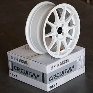 Circuit Performance CP23 Gloss White 4x100 | 16x7 | +35mm / 5.38