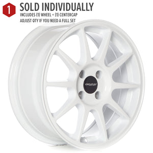 Circuit Performance CP23 Gloss White 4x100 | 16x7 | +35mm / 5.38