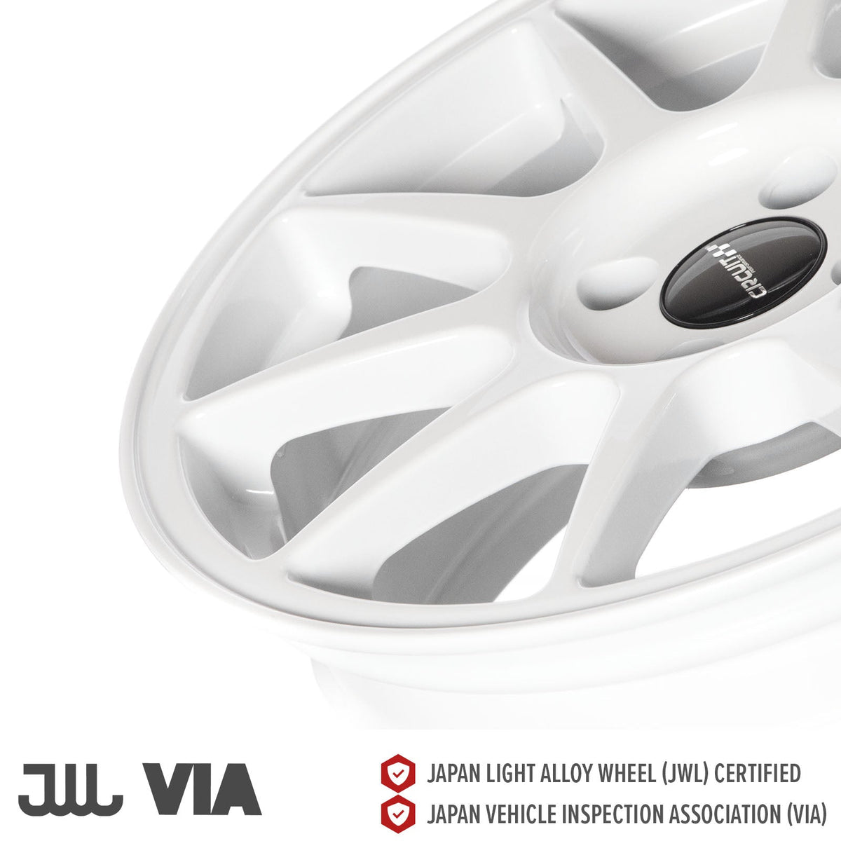 Circuit Performance CP23 Gloss White 4x100 | 16x7 | +35mm / 5.38