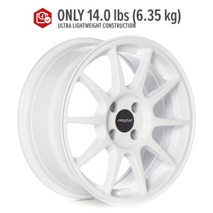Circuit Performance CP23 Gloss White 4x100 | 16x7 | +35mm / 5.38