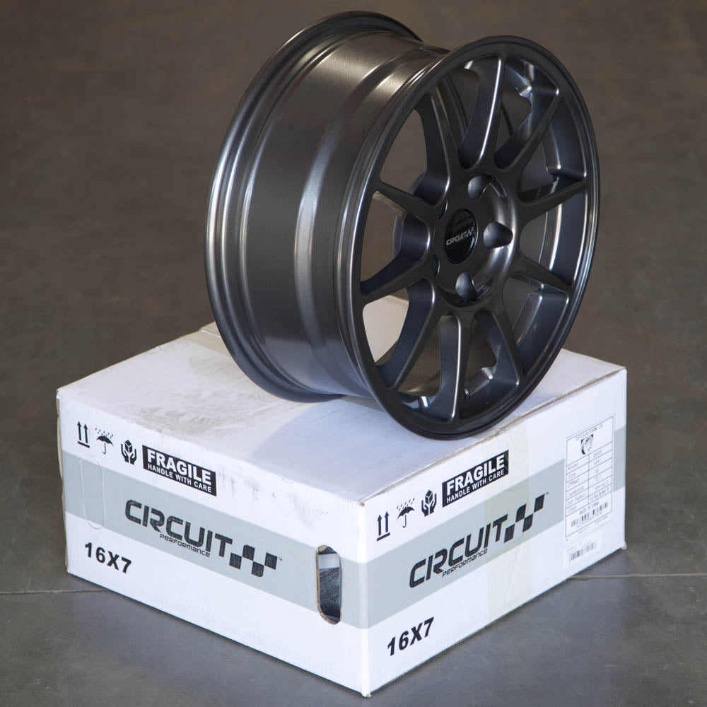 Circuit Performance CP23 Gloss Gunmetal 5x114.3 | 16x7 | +35mm / 5.38