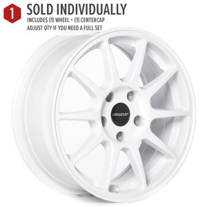 Circuit Performance CP23 Gloss White 4x100 | 16x7 | +35mm / 5.38