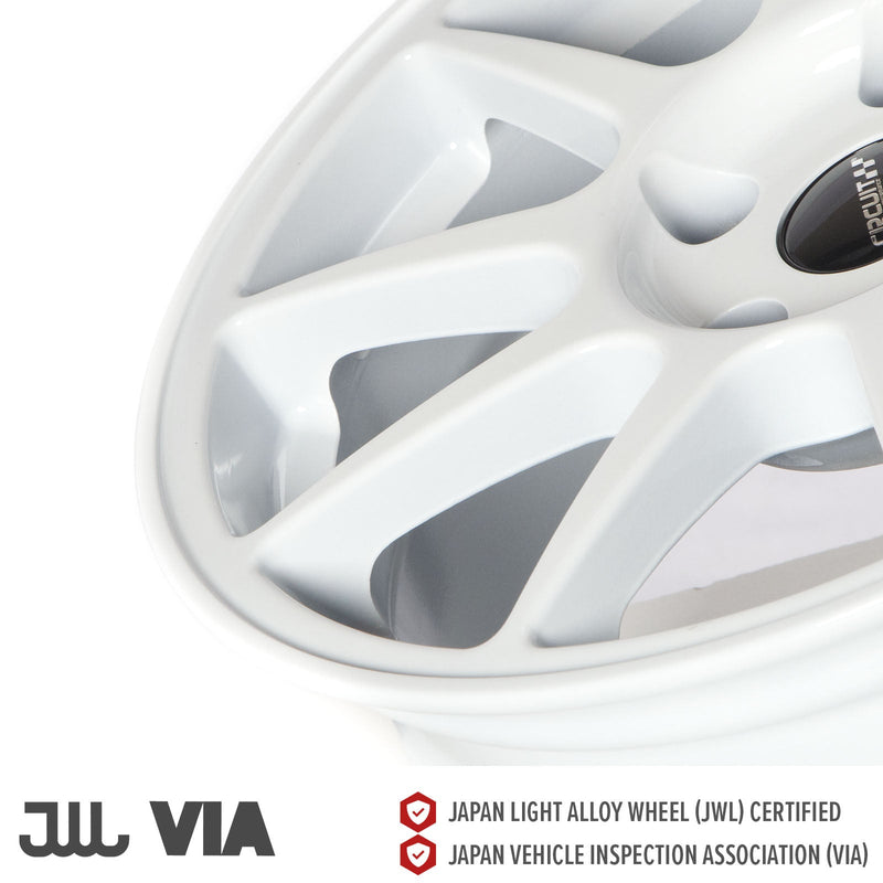 Circuit Performance CP23 Gloss White 5x114.3 | 16x7 | +35mm / 5.38