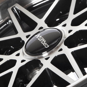 Circuit Performance CP24 Gloss Black/Machined 4x100 | 15x8 | +25mm / 5.48