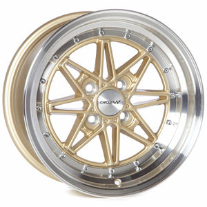 Circuit Performance CP24 Gloss Gold 4x100 | 15x8 | +25mm / 5.48