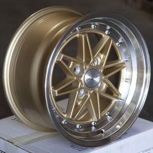 Circuit Performance CP24 Gloss Gold 4x100 | 15x8 | +25mm / 5.48